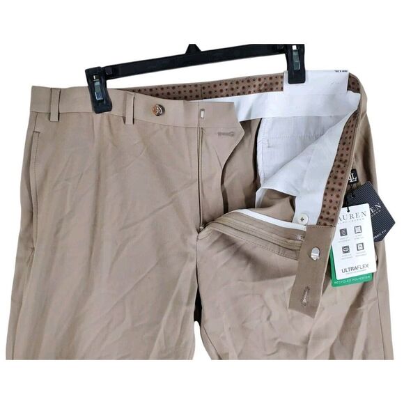 Ralph Lauren Ultraflex Pants Mens 36x30 Chino Classic Fit Beige Taupe Stretch - Picture 5 of 12